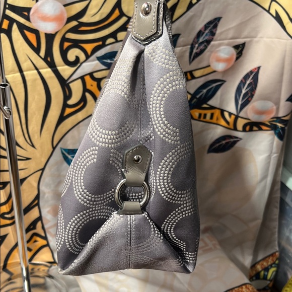 Coach Ashley Dotted Op Art Convertible Hobo Bag - F20031 - Picture 4 of 13